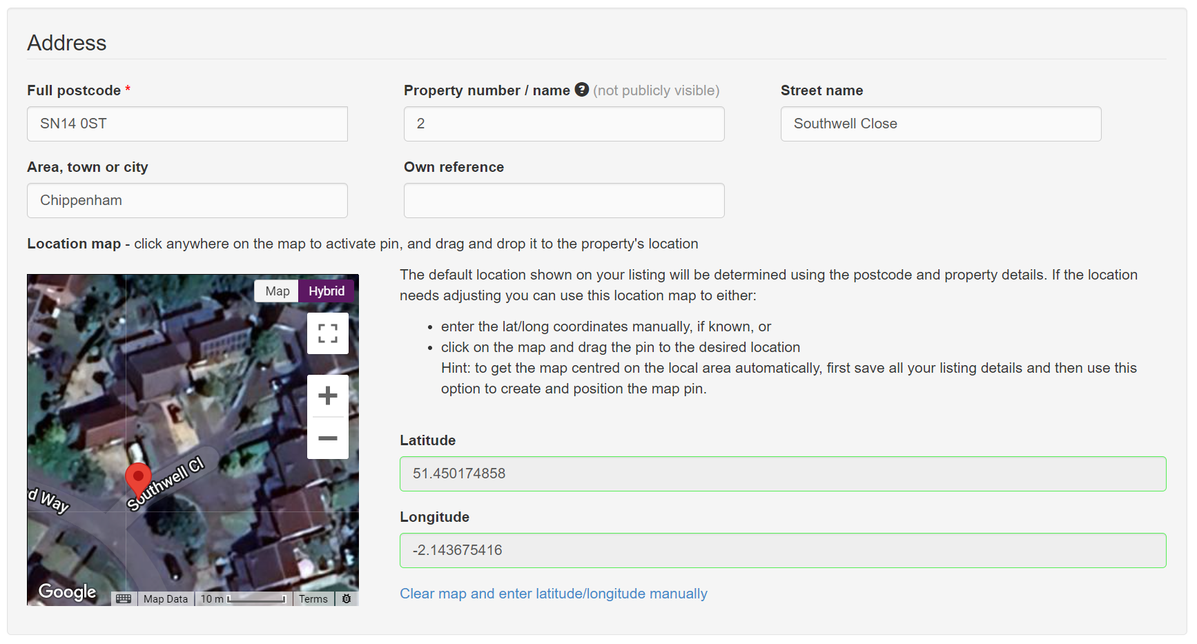 Add listing - Address section.png